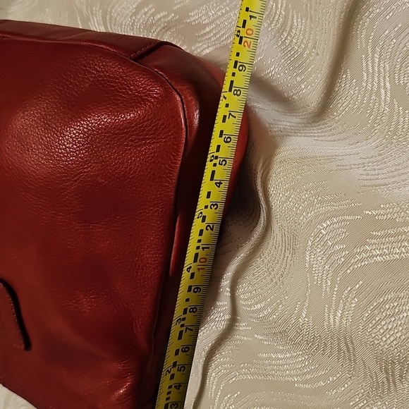Fossil red leather crossbody bag - Picture 6 of 15